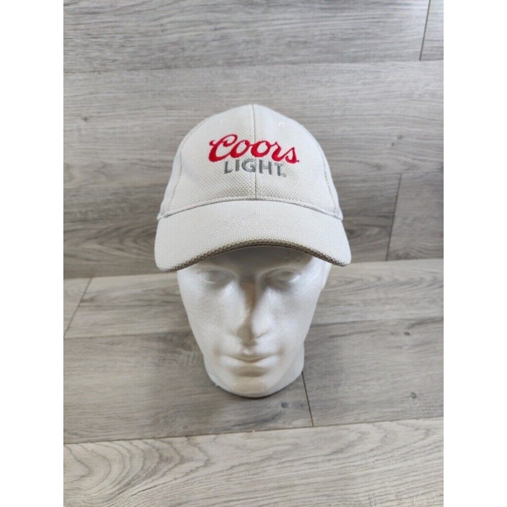 Coors Light Beer Hat Silver Bullet Flex Fit Cap-Beer